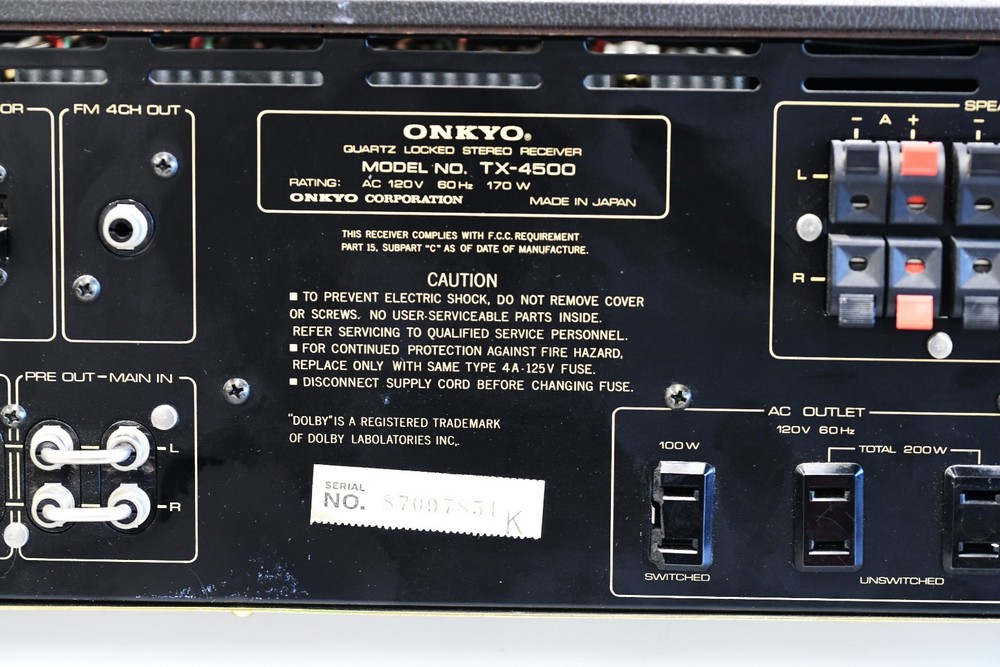 Onkyo TX-4500 Stereo Receiver