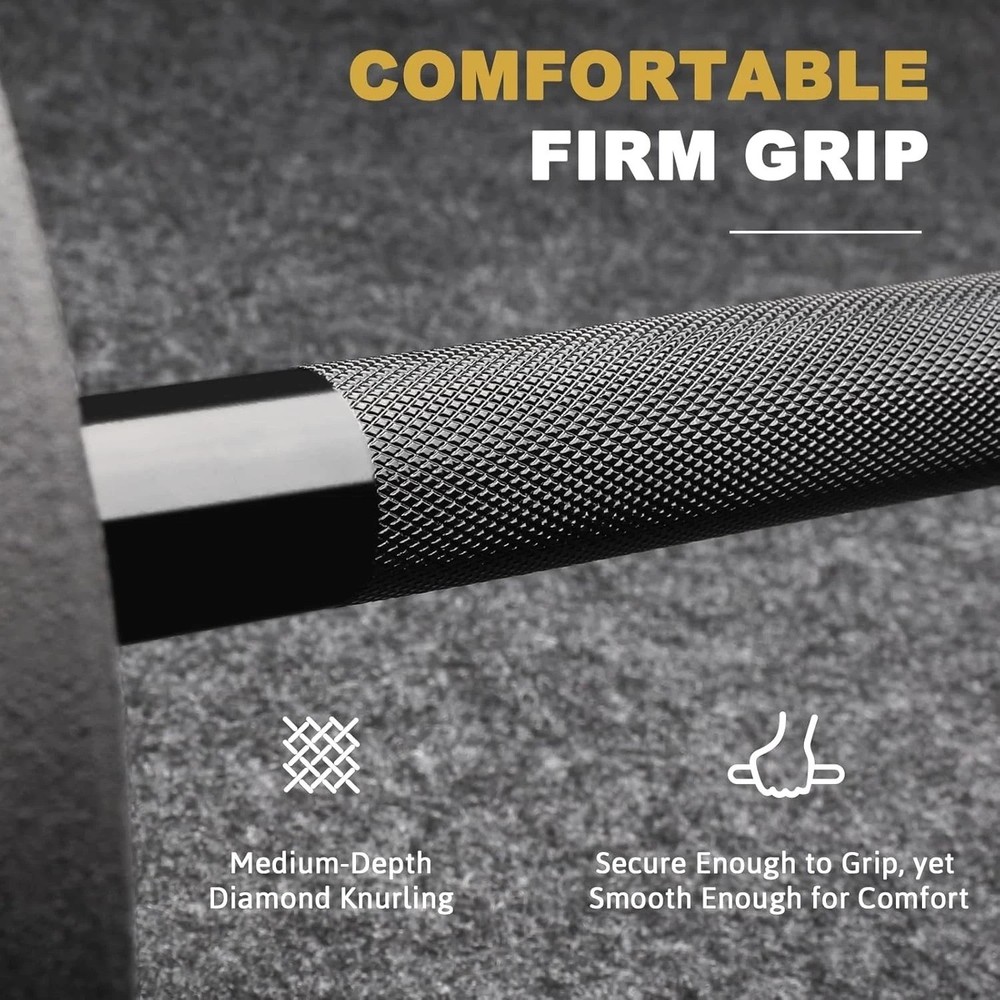 4ft/6ft Barbell for Strength Training, 500lbs/700lbs
