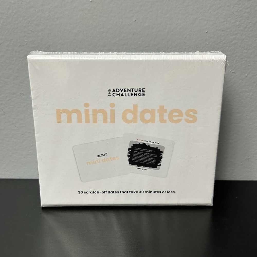 The Adventure Challenge Mini Dates 30 Scratch Off Date Card Game for Couples