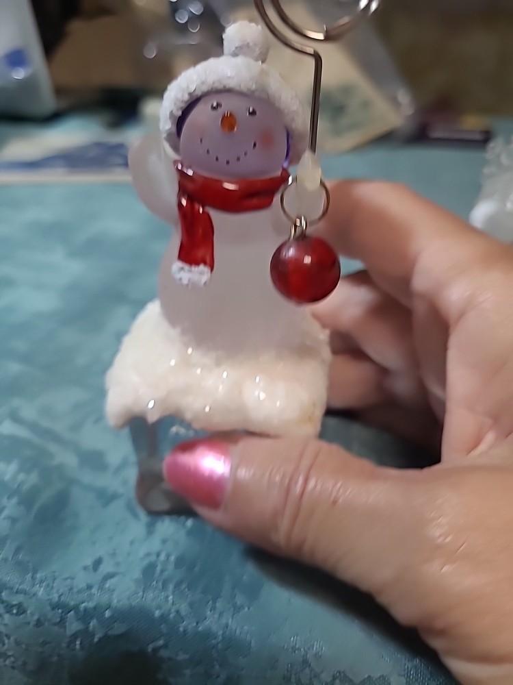 2 ARCRYLIC SNOWMAN