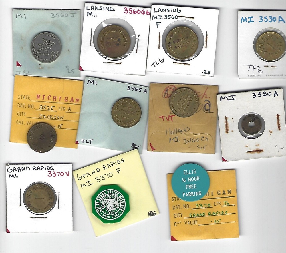 MICHIGAN PARKING TOKEN COLLECTION