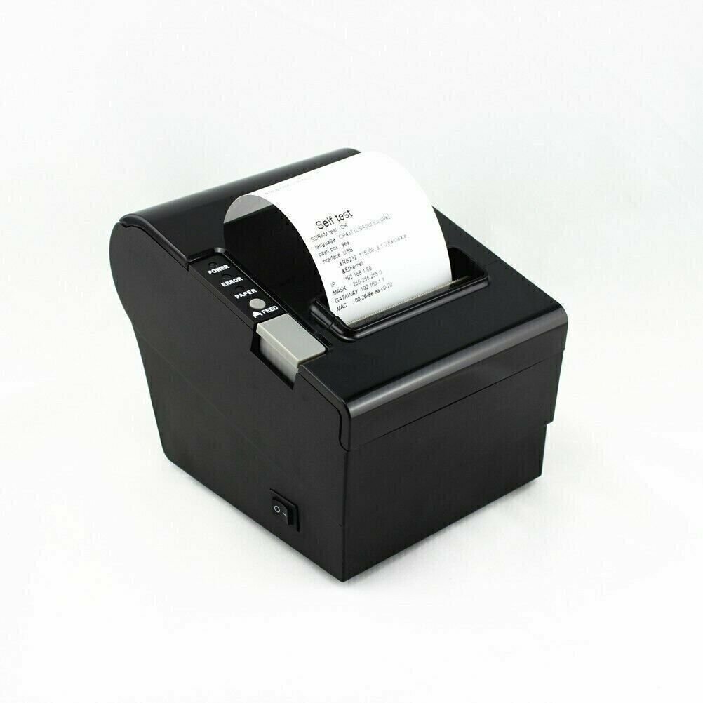EOM-POS Thermal Receipt Printer - USB, Ethernet/LAN, & Serial Ports - Auto...