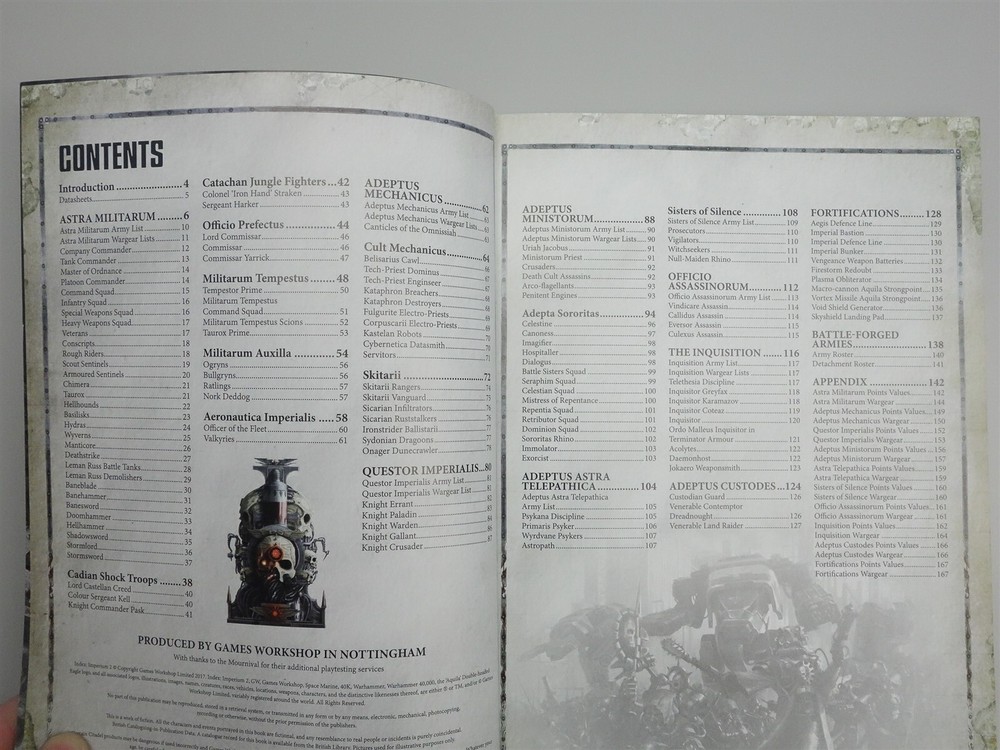Warhammer 40K: 8th Edition Index Imperium 2