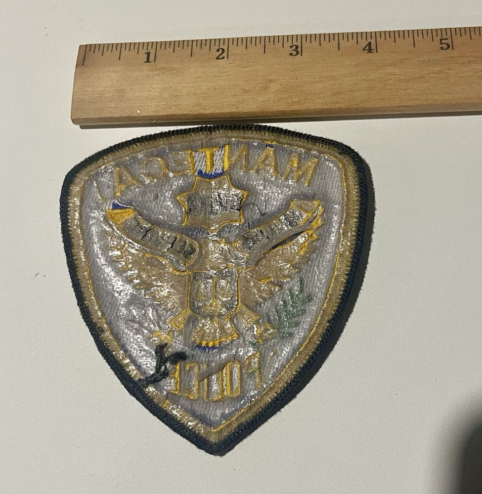 MANTECA CALIFORNIA CA POLICE SHOULDER PATCH