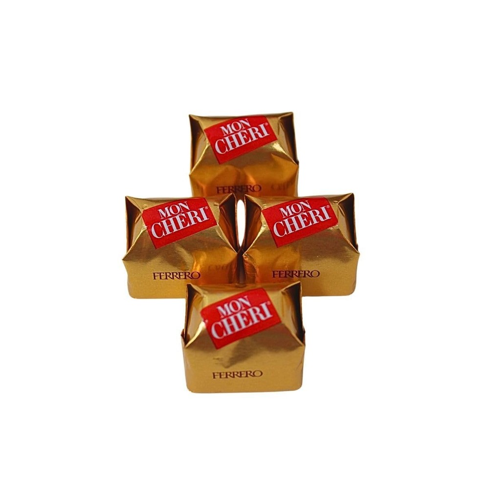 2 pack Ferrero Mon Cheri Hazelnut Chocolates 15 pieces