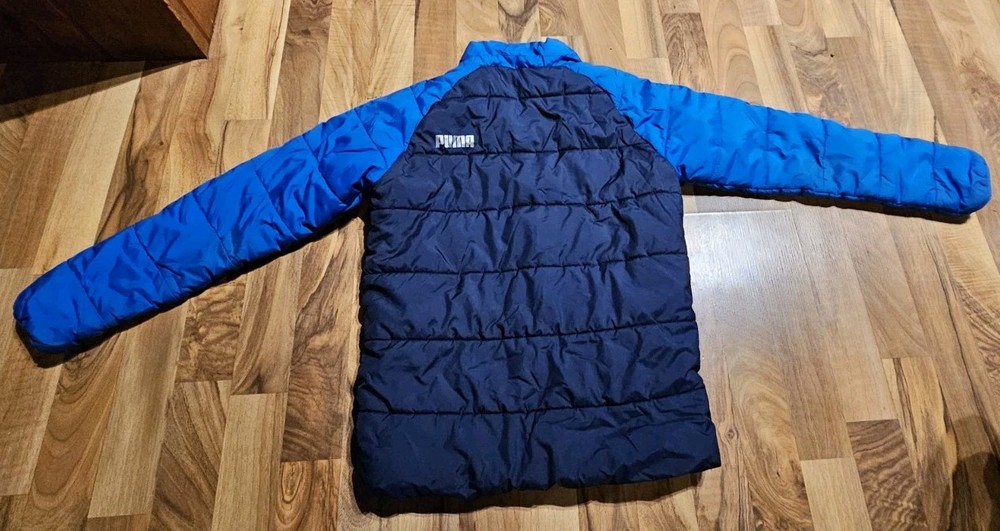 boys medium puma Puffer Jacker Blue