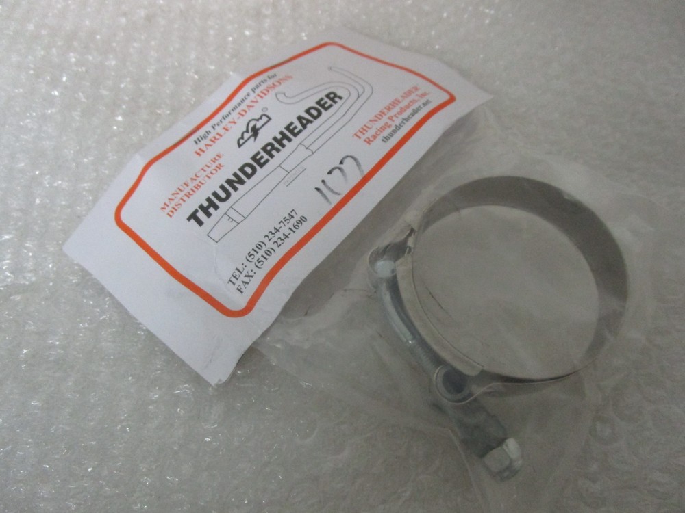 84-16 Harley Davidson Touring Thunderheader Muffler Clamp 1177