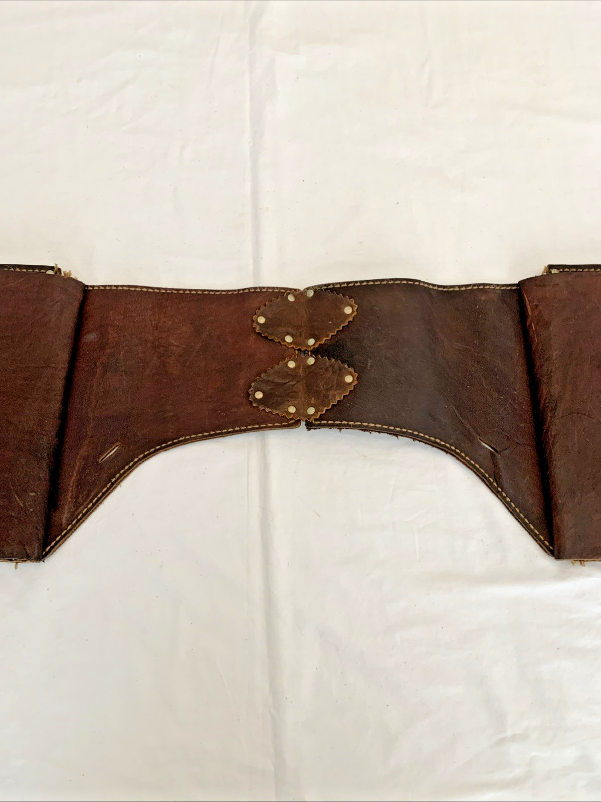 Vintage Leather Saddle Bags • Western Cowboy Horse Tack