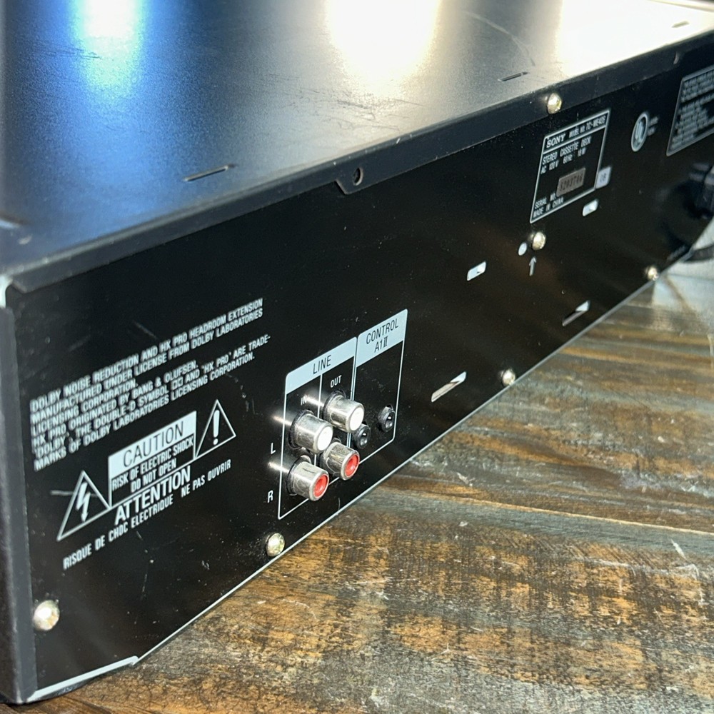 Sony TC-WE435 Stereo Cassette Deck Tested And Working