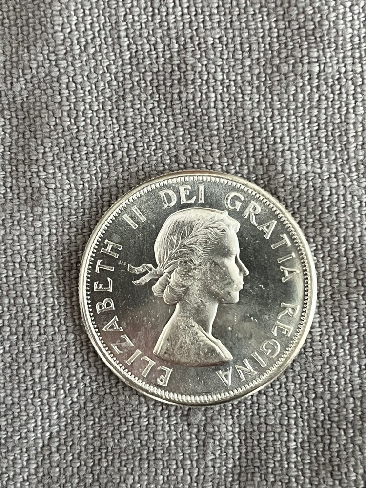 Canada Silver Half Dollar 1962 Lot 15v