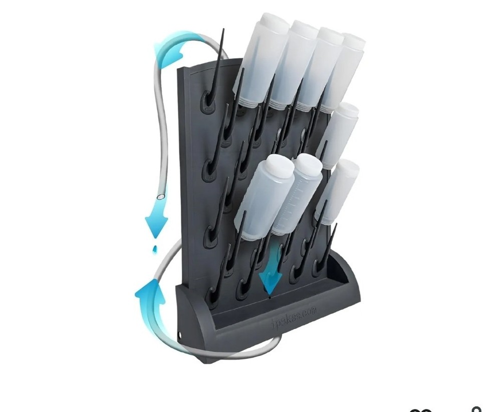 Bottle Drying Rack Kitchen Organizer, Wall Mounted Commercial Dryer for Squeeze