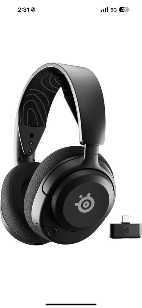 SteelSeries Arctis Nova 5 Wireless Gaming Headset (61670) - Black