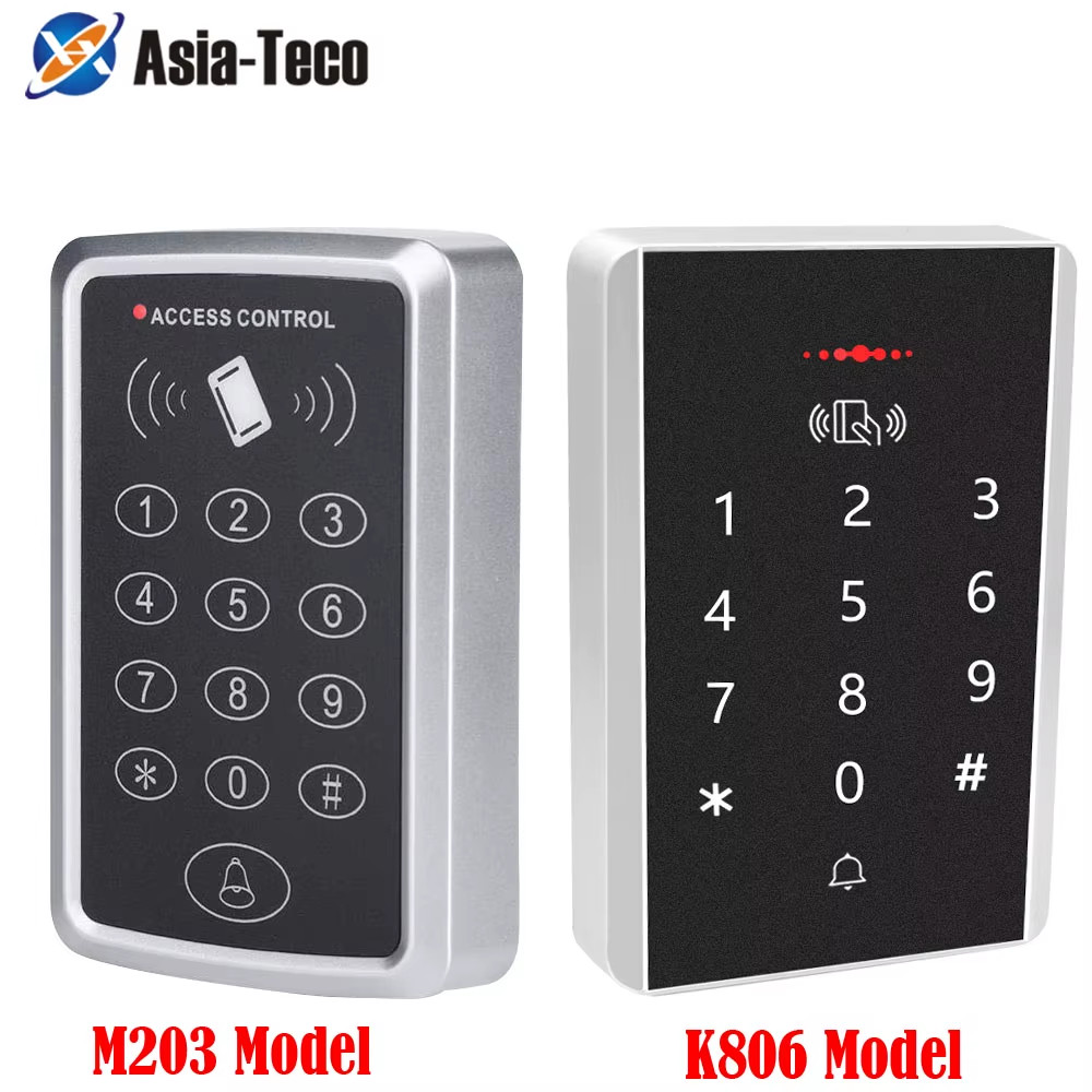 125KHz RFID Access Control Keypad Machine Rainproof Cover EM Card Reader For Doo