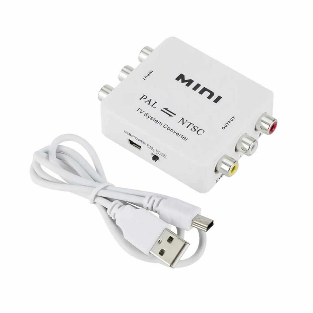 Bi-Directional Video Composite USB Powered PAL NTSC Mini Converter Adapter