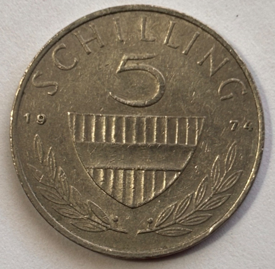 1974 Austria 5 Schilling