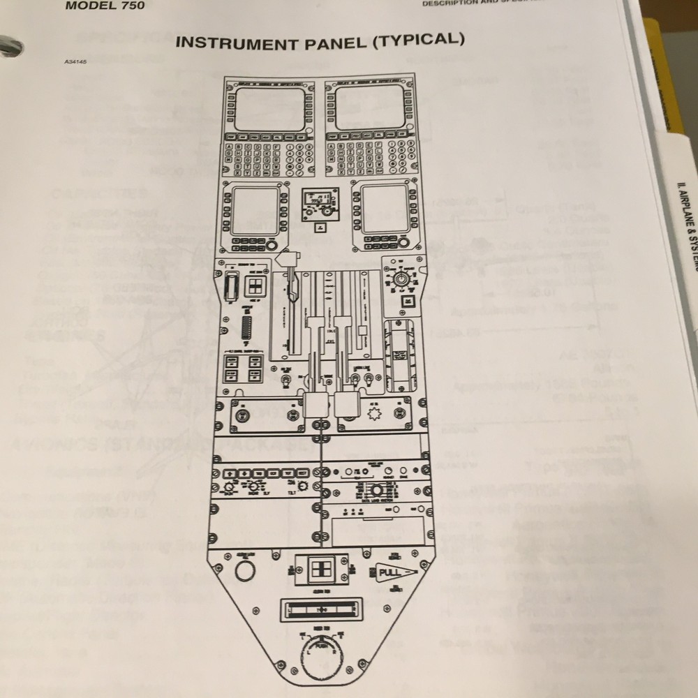 Citation X, Model 750 Operating Manual