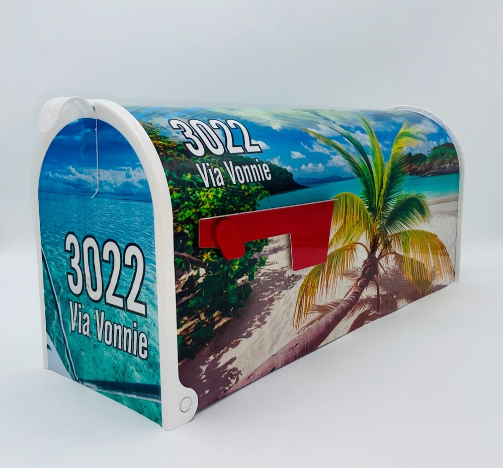 Tropical custom mailbox, Mothers Day Gift