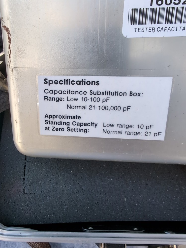 Drexelbook Portable Calibration System Capacitance Box Model Number 401 1820...