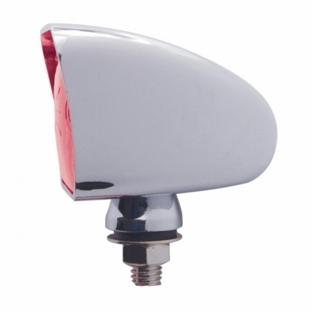 United Pacific 30333 Large Red Rectangular Rod Light Incandescent Auxiliary