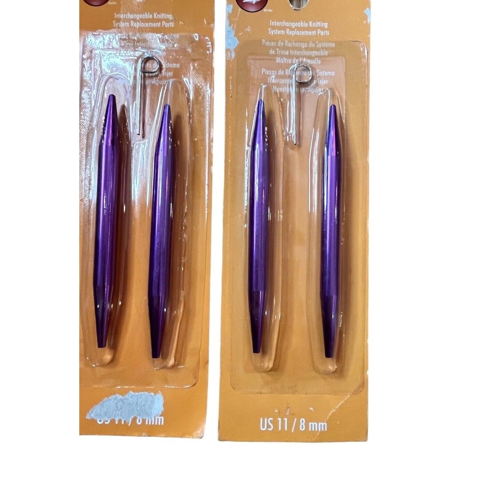 Boye Needlemaster Interchangeable Knitting System Replacement Parts 4 Pack New