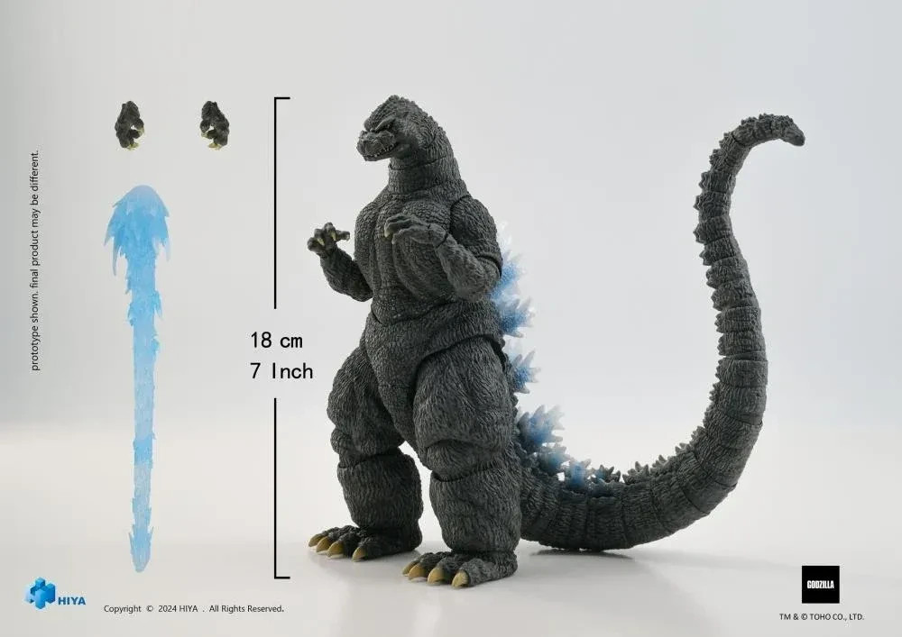 Hiya Toys Godzilla 1991 Heat Ray Hokkaido Ver Exquisite Basic MINT Sealed
