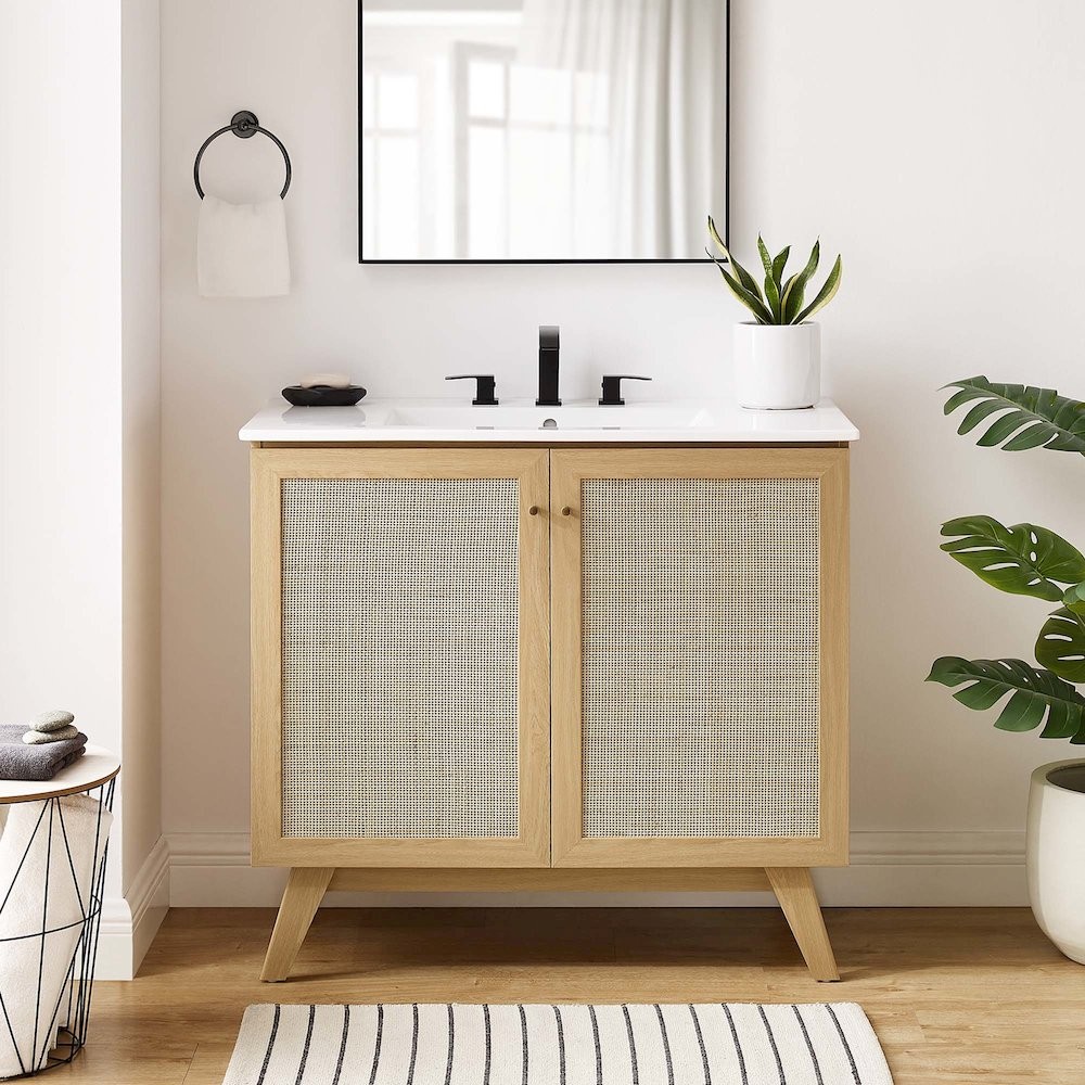 Soma 36” Bathroom Vanity Cabinet (Sink Basin Not Included)