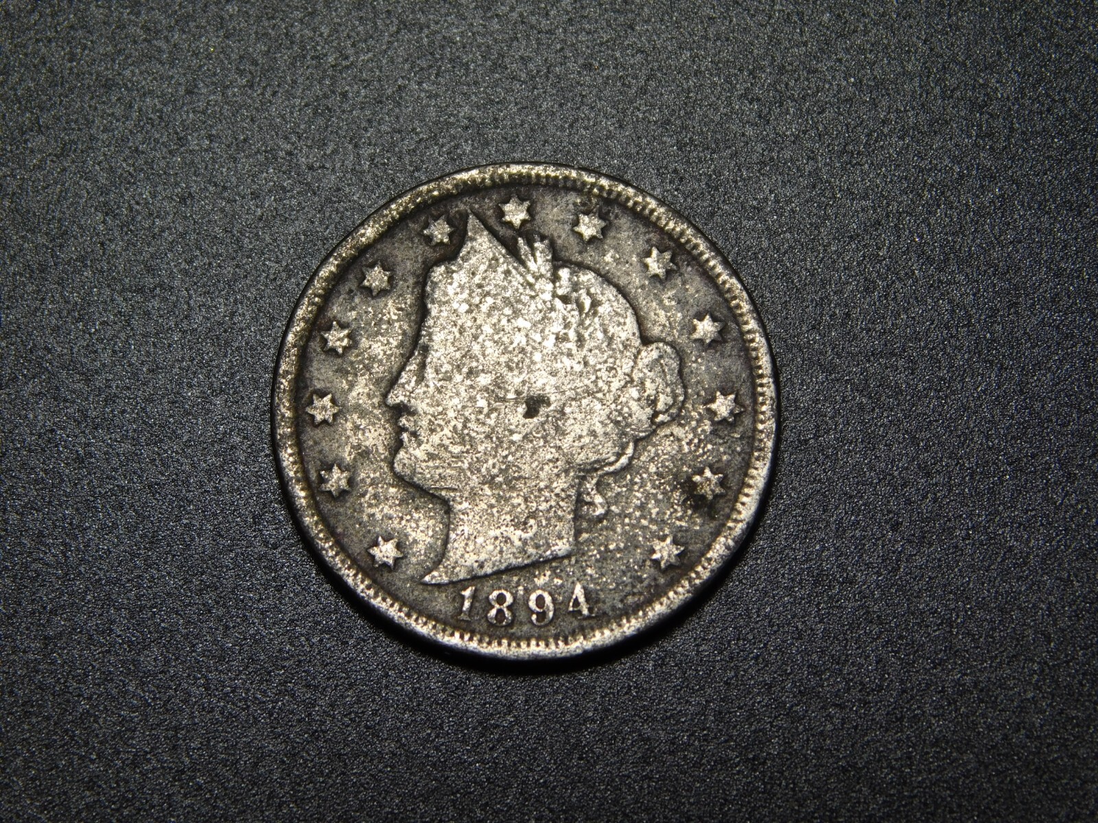 OLD US COIN 1894 LIBERTY HEAD NICKEL