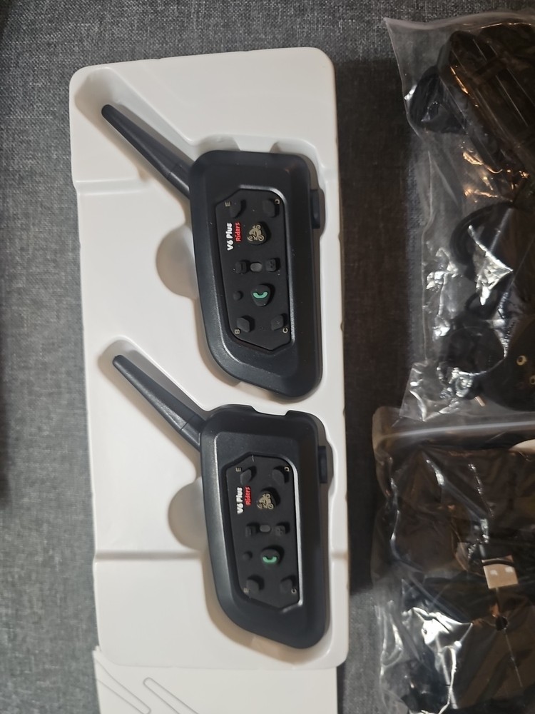 Intercom For Motorcycle Helmets V6 Plus With Bluetooth Brand New