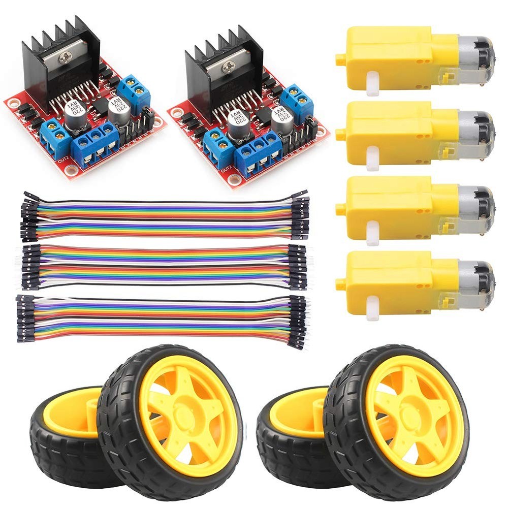 L298N Motor Drive Controller Board Stepper Motor Control Module Dual H-Bridge...