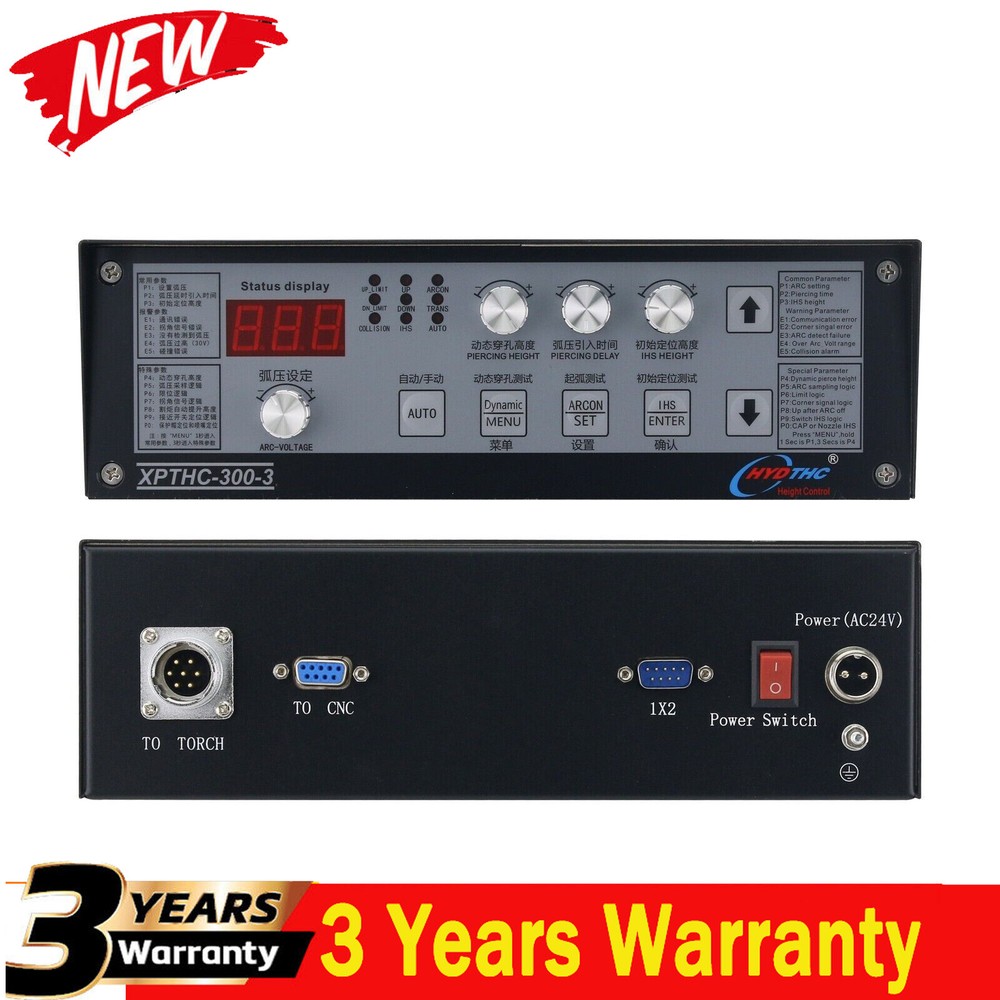 XPTHC-300-3 Arc Voltage Plasma Torch Height Controller Plasma THC for CNC Plasma