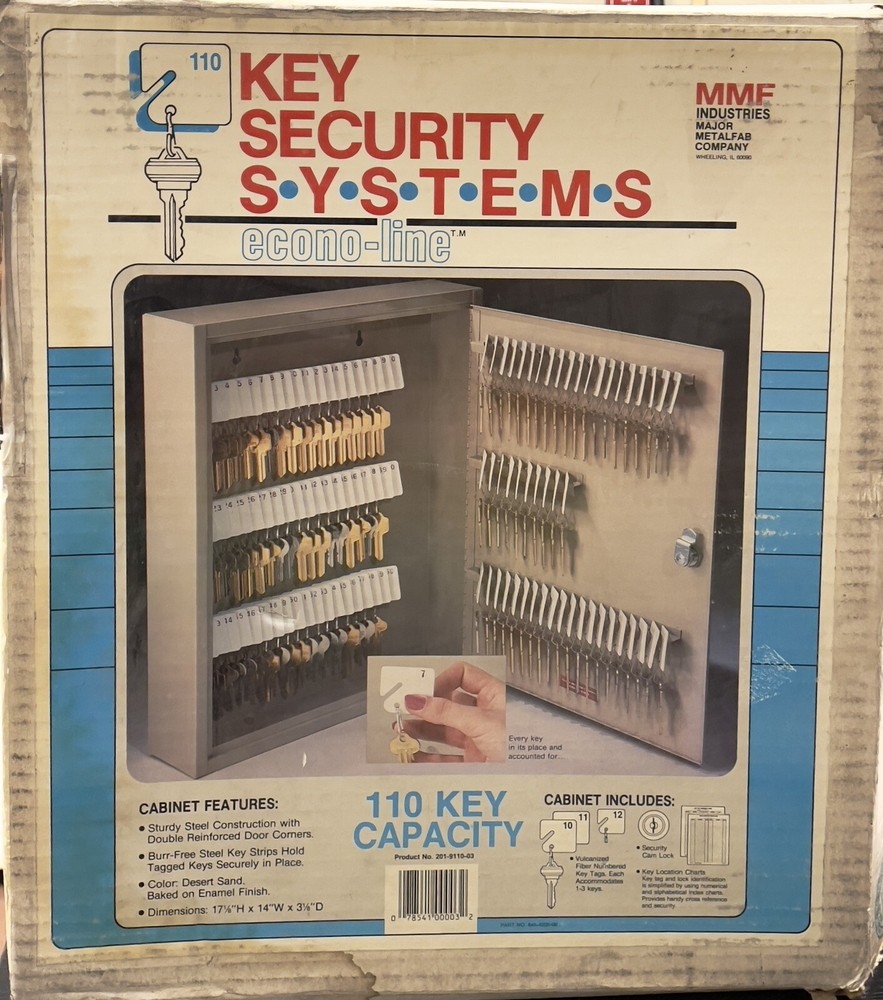 MMF Key Security Systems 110 Key  Capacity