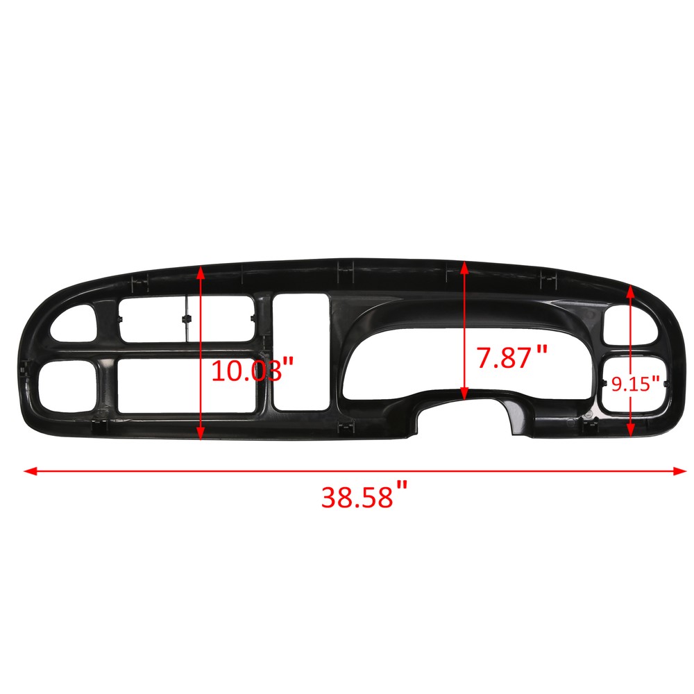 For Dodge Ram 1500 2500 3500 1998-2002 Instrument Panel Dash Gauge Bezel