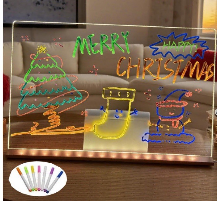 LED Drawing Board LED Light Up Whiteboard 12"x8"