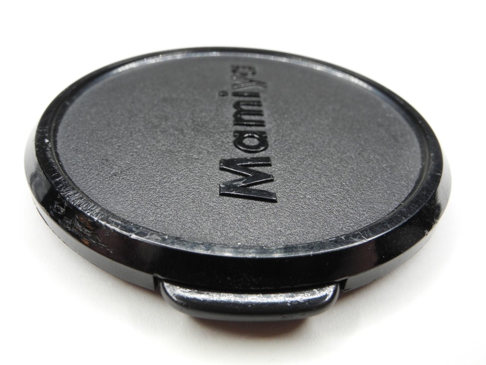 Mamiya 58mm Genuine Black Snap On Front Camera Lens Cap