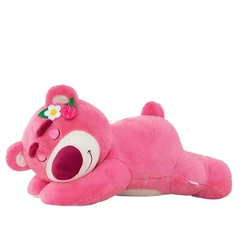 MINISO Toy Story Lotso Cute Bear Strawberry Sofa Plush Pillow Stuffed Toys Child
