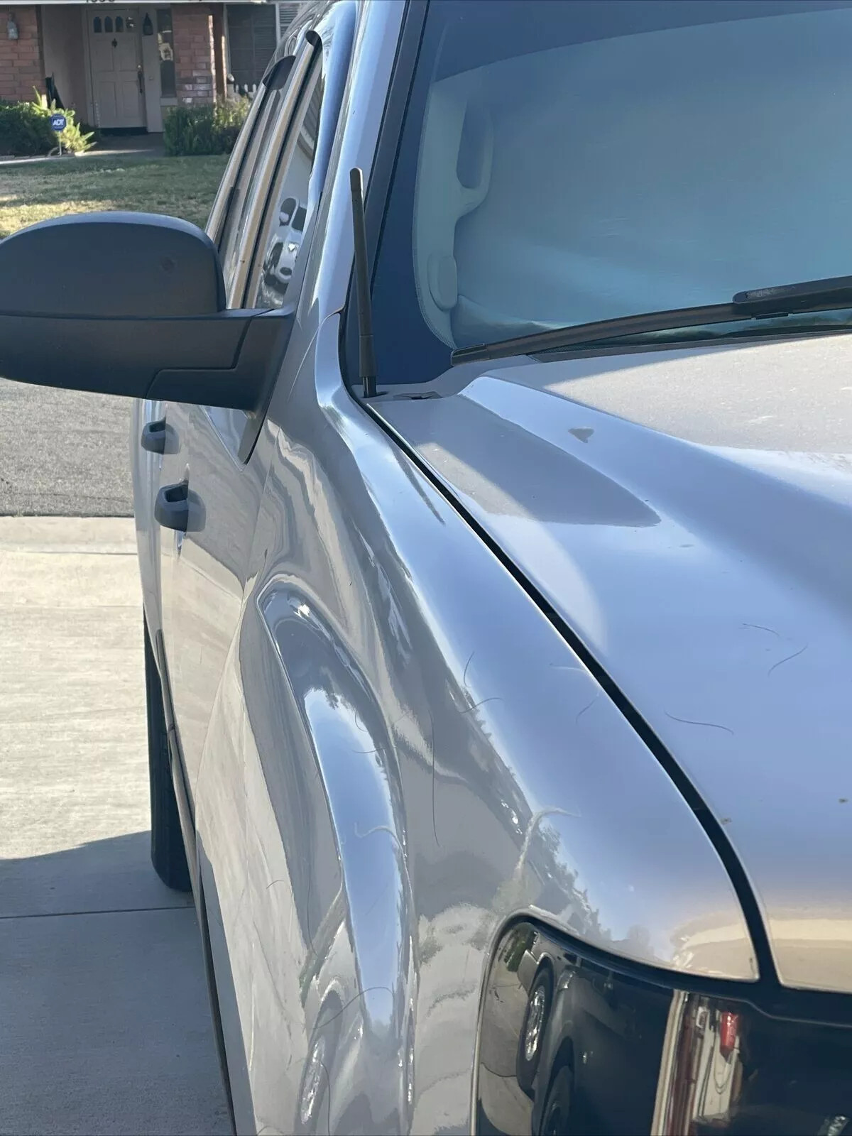 7" Short Black Rubber Antenna Mast Radio AM/FM for Chevrolet Silverado 2006-2025