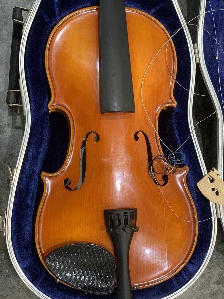 C Meisel Violin 6115 W/ Case Made In Germany, Needs Strung