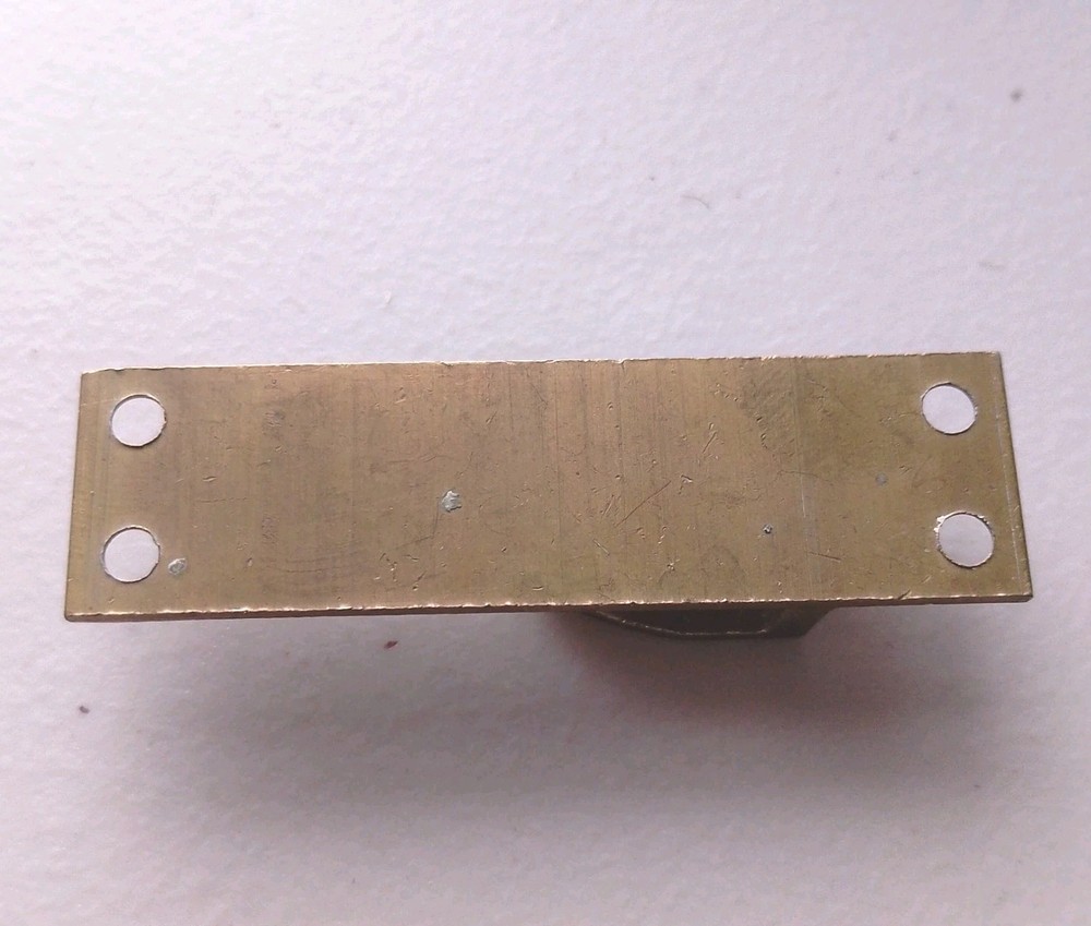 Spare Solid Brass Sash Window Latch Keep Vintage Reclaimed Salvage