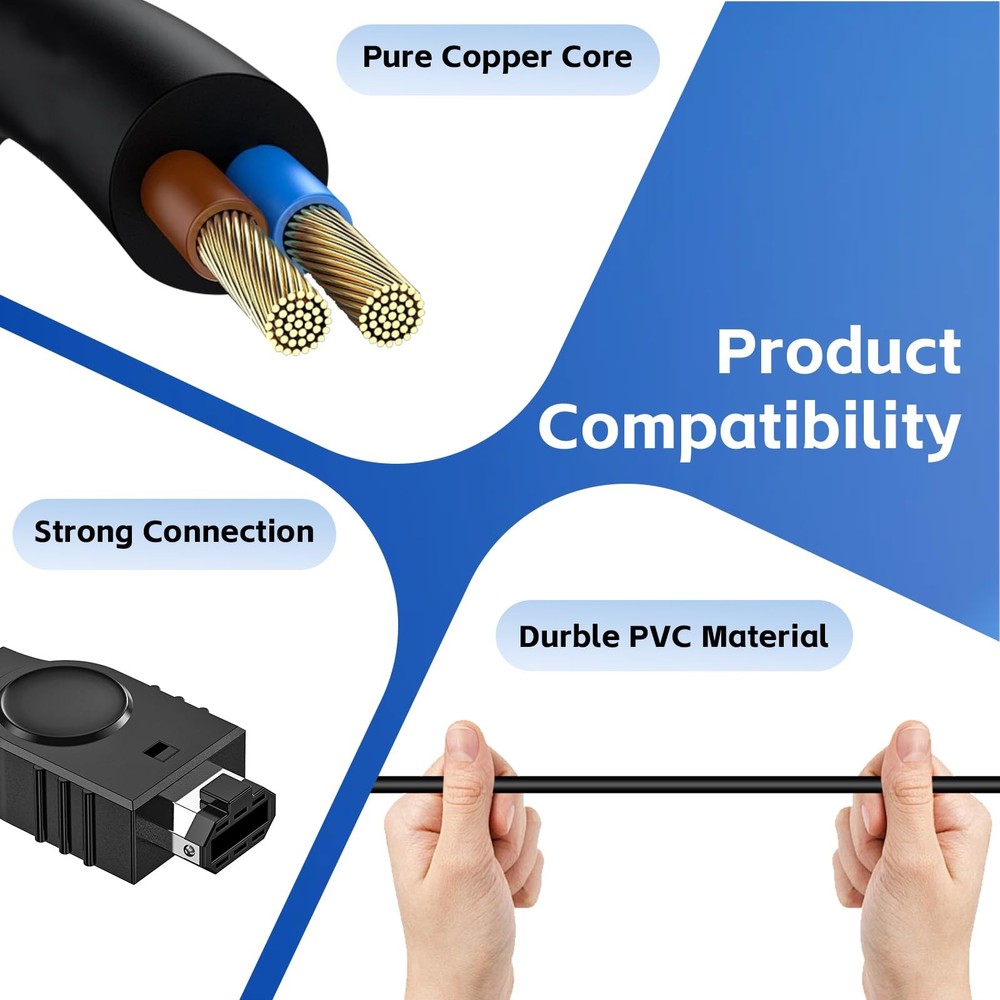 Link Cable for GBA, 2 Player Connect Cord Compatible with 1 Pack