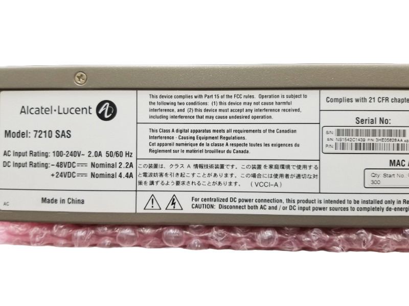 Alcatel-Lucent 3HE05828AA 24-port Desktop Switch Rack Mountable Switch