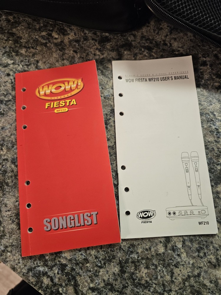 WOW FIRSTA Videoke Karaoke System Wf210 Complete