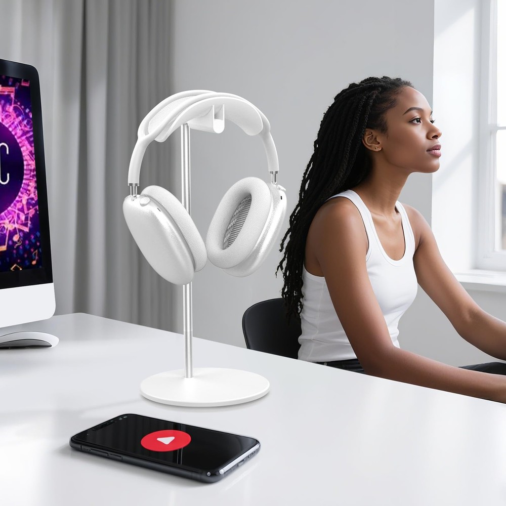 Headphone Stand, Headset Holder with Solid Base for Desk, with Max, Beats, Bo...