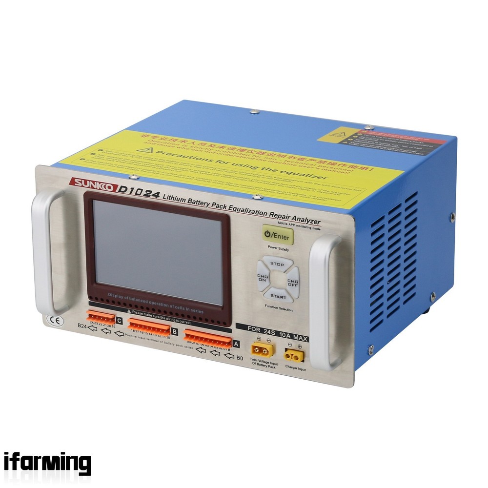 SUNKKO D1024 10A High Current Battery Pack Equalizer and Analyzer 2S-24S