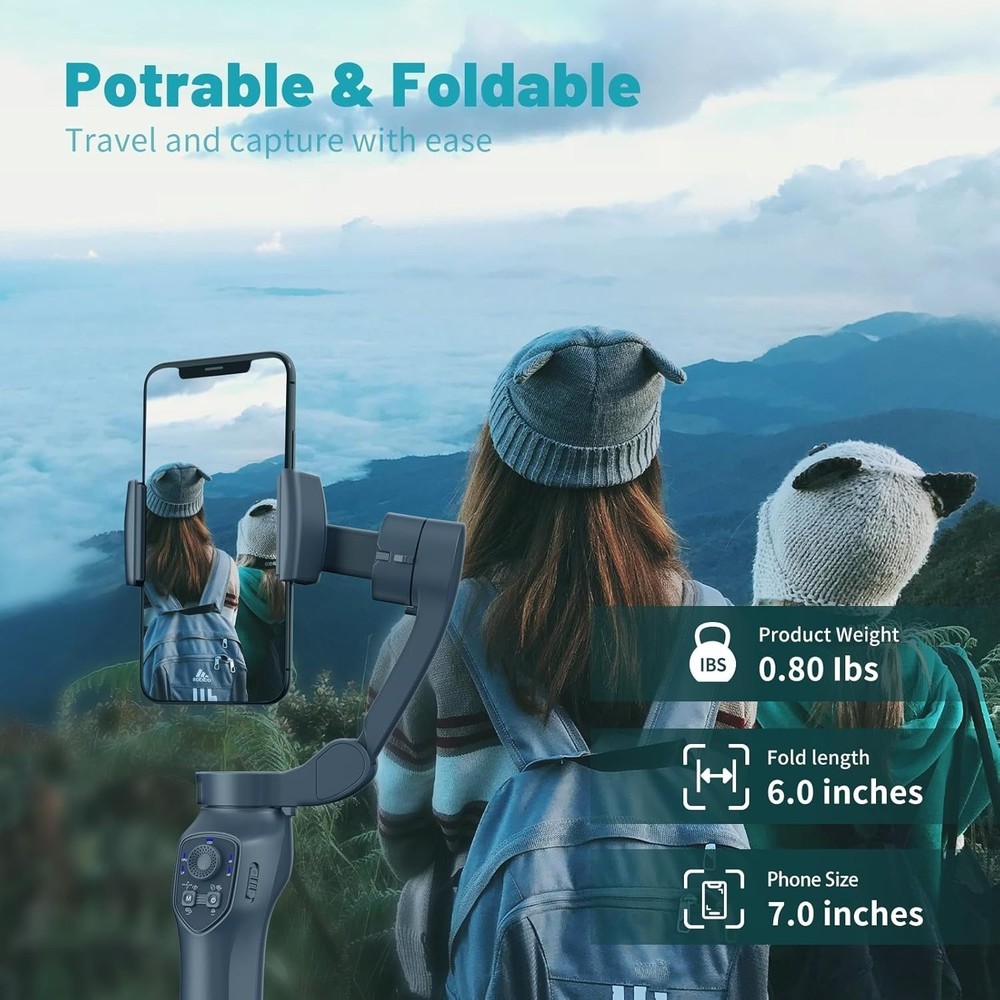 Osmo Mobile 8 Gimbal Stabilizer for Phone, Native Tracking with Audio & Light...