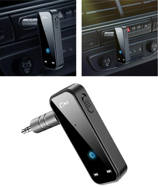 USB Wireless Transmitter Bluetooth 5.0 Receiver 2in1 Audio Adapter 3.5mm Aux Car