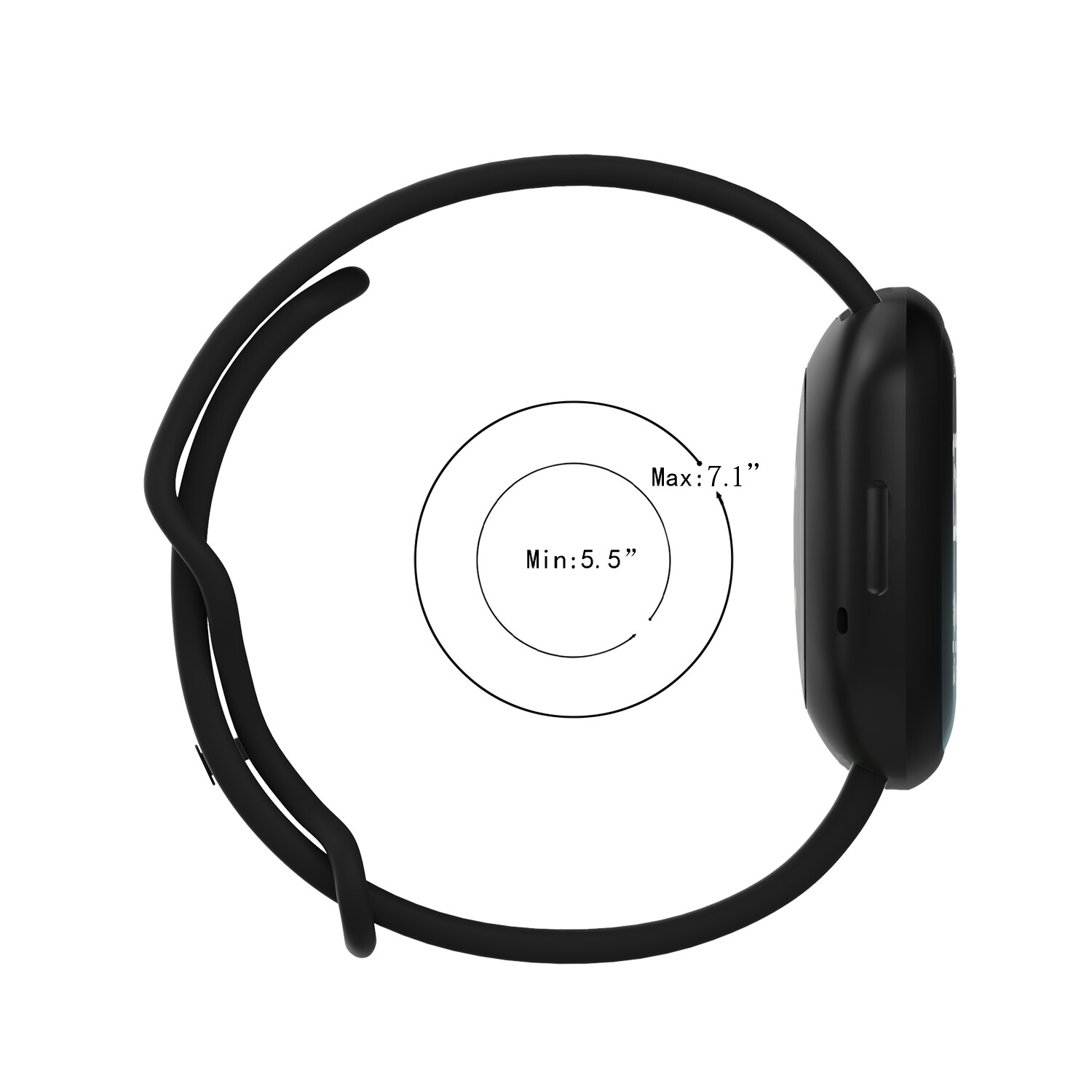 Replacement Silicone Wristband Fitbit Sense Versa 3 Versa 4 Sense 2 L S sizes