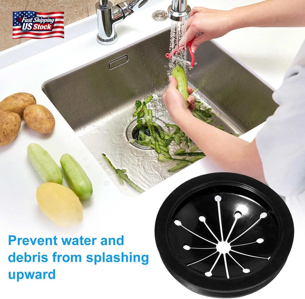 Kitchen Garbage Disposal Rubber Drain Insert,3Pcs Garbage Disposal Cover,3 Inch