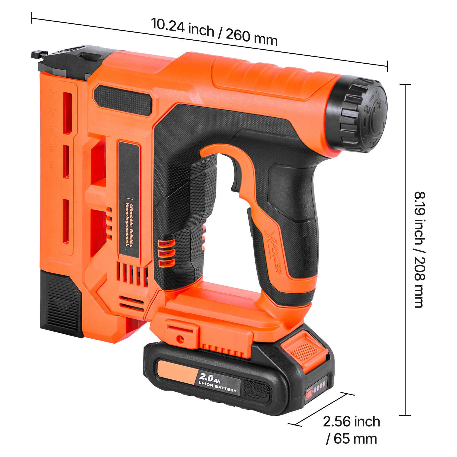 Uimoso Cordless 2-in-1 Nail and Staple Gun, 18 Gauge for Woodworking