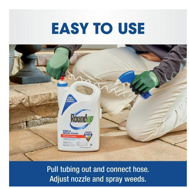 Roundup Weed and Grass Killer4 with Trigger Sprayer, 1 gal.