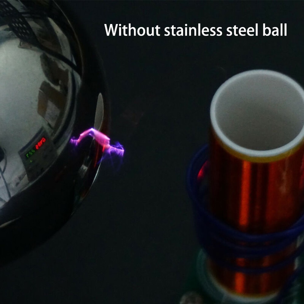 Coil Plasma Component DIY Kit Stainless Ball 15W Portable Practical